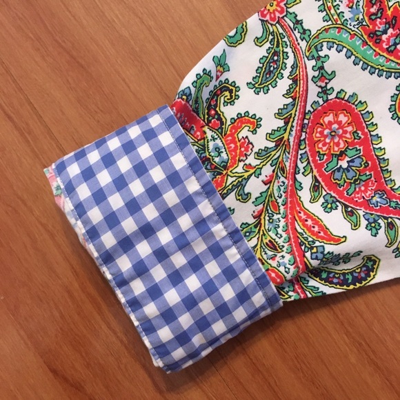 Chaps Patterned Button Down - Picture 10 of 11